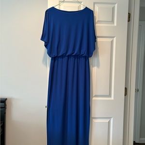 Ralph Lauren floor length dress. Royal blue. Size 10.